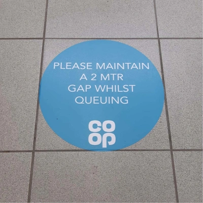 Printed Floor Stickers B