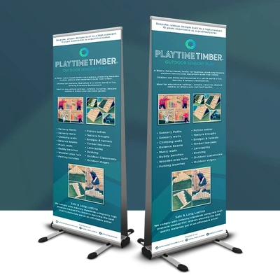  Thunder Roller - Banner Playtime - Timber - With - Background